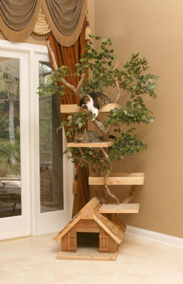 Cat Tree House