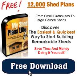  build a perfect shed. My Shed Plans Elite includes more than 12000