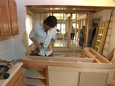 How to Build Kitchen Island Using Cabinets