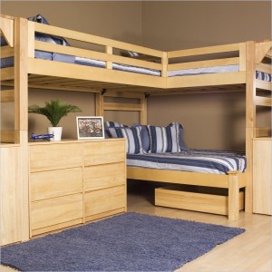 loft bed with desk woodworking plans