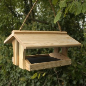 Wooden Bird Feeders