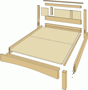 woodworking bed plans