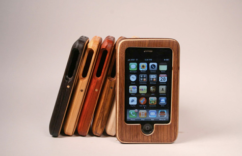 wood ipod case