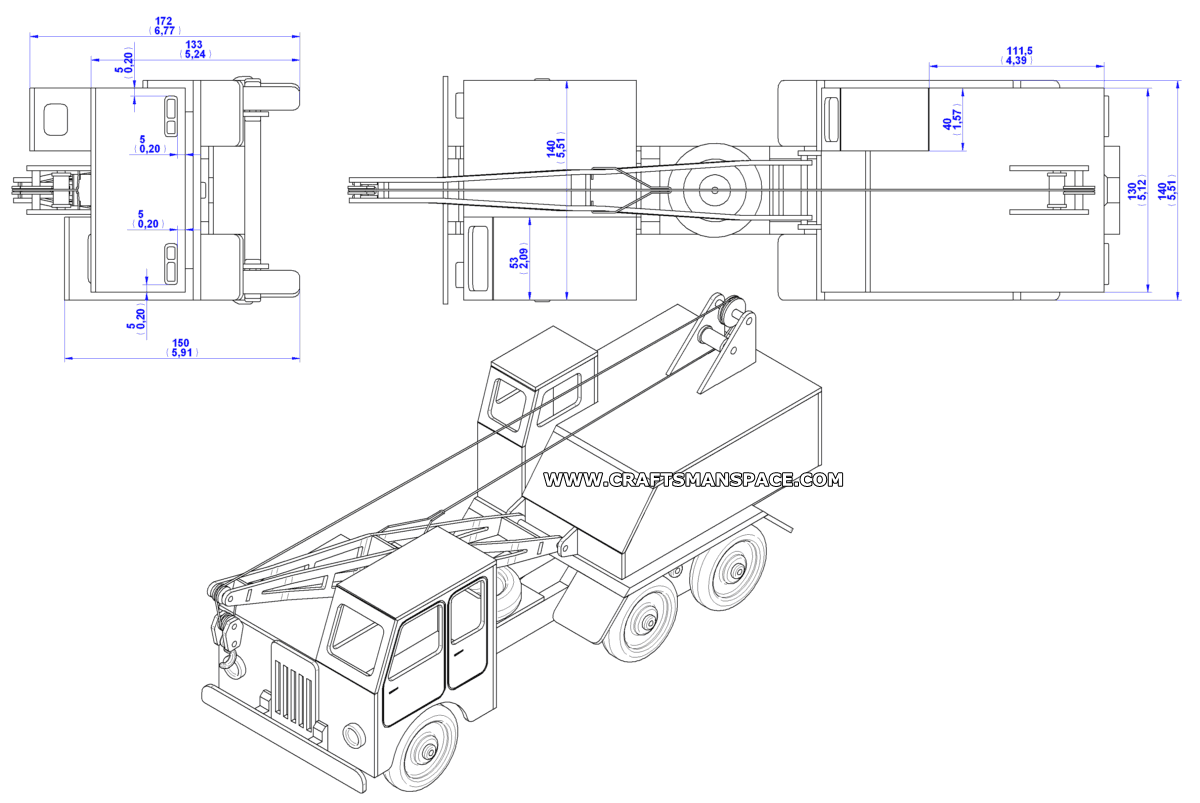 Wooden Model Truck Plans