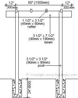 arbor side plan view